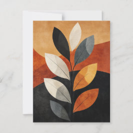 Organische geometrie #133 briefkaart