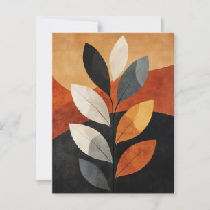 Organische geometrie #133 briefkaart