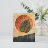 Organische geometrie #134 briefkaart (Staand voorkant)