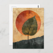 Organische geometrie #134 briefkaart (Voorkant / Achterkant)