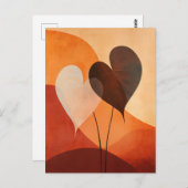 Organische geometrie #135 briefkaart (Voorkant / Achterkant)