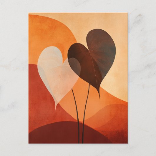 Organische geometrie #135 briefkaart (Voorkant)