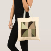 organische geometrie-Canvas tas (Voorkant (product))