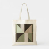 organische geometrie-Canvas tas (Achterkant)