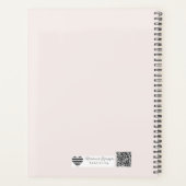 Organische Geometrie Fusie | Waterverf Planner (Achterkant)