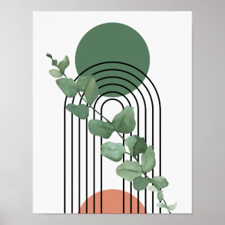 Organische geometrie poster