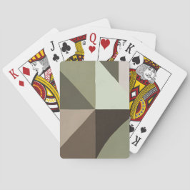 Organische geometrie speelkaarten