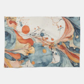 Organische Geometrie Symfonie Liefhebber V3 Theedoek (Horizontaal)