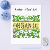 Organische Gezegde Flyer Sjabloon (Enkel)