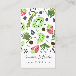 Organische gladde fruitstandaard Drink melkschudde Visitekaartje