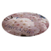 ORGANISCHE glazen snijplanken Roze boombloesems (Hoek)