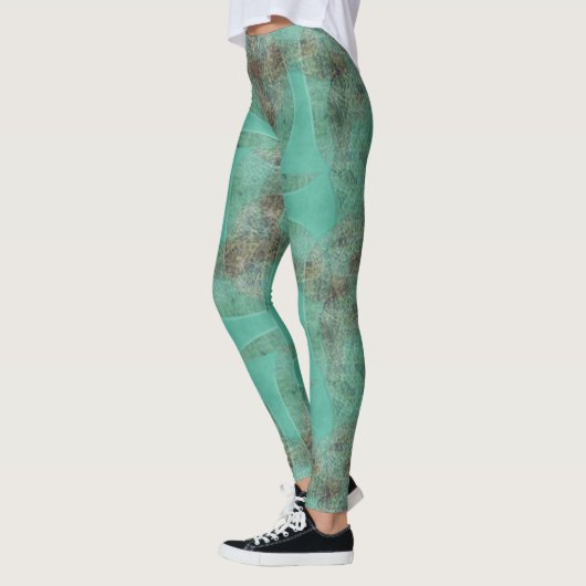 Organische Groene Robot Leggings ★ Psydefx★ (Links)