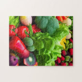 Organische groenten en fruit Jigzaag Puzzle Legpuzzel (Horizontaal)