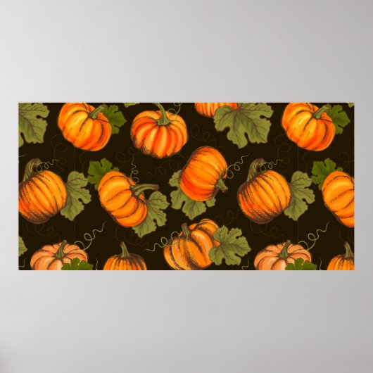 Organische groenten van boerderij, naadloos met ee poster (Voorkant)