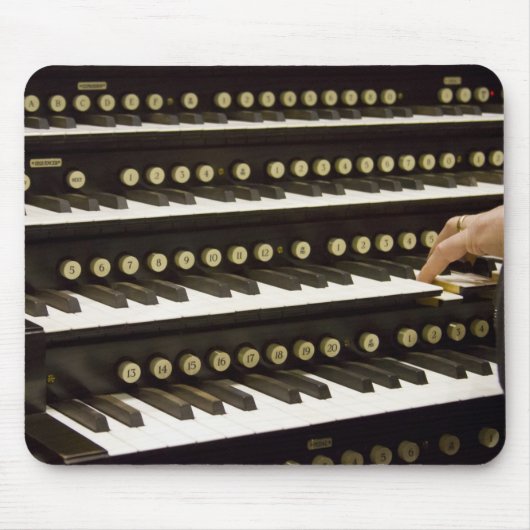 Organische handboeken mousepad muismat (Voorkant)