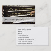 Organische handleidingen en handbediende visitekaa visitekaartje (Voorkant / Achterkant)