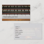 Organische handleidingen visitekaartjes - omgekeer (Voorkant / Achterkant)