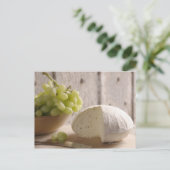 organische kaas aan boord briefkaart (Staand voorkant)