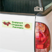 Organische landbouwers bumpersticker (Op Truck)