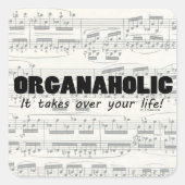 Organische Life Square Sticker (Voorkant)