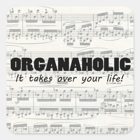Organische Life Square Sticker (Voorkant)
