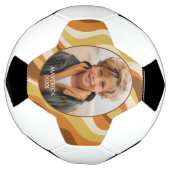 Organische lijn Abstracte kunst - 1 foto - Honingk Voetbal (Gedraaid)