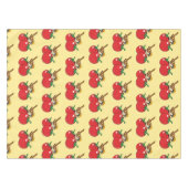 Organische lover Sparrow Eating Red Tomato Tafelkleed (Voorkant (Horizontaal))