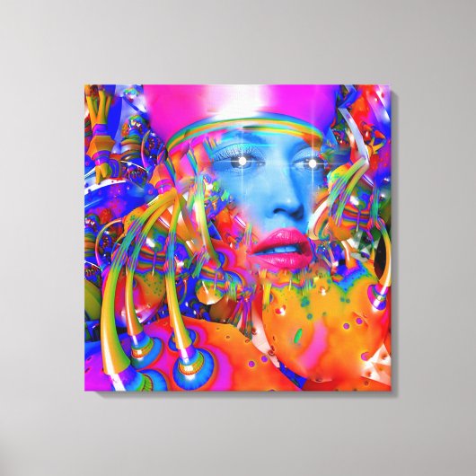 Organische machine canvas afdruk (Voorkant)