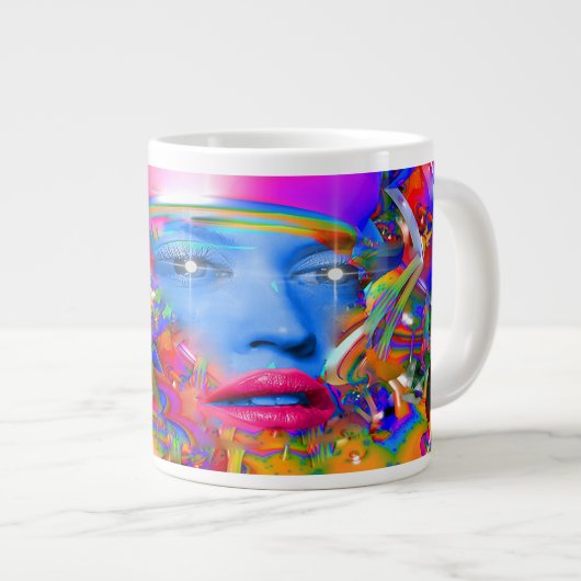 Organische Machine Grote Koffiekop (Voorkant rechts)