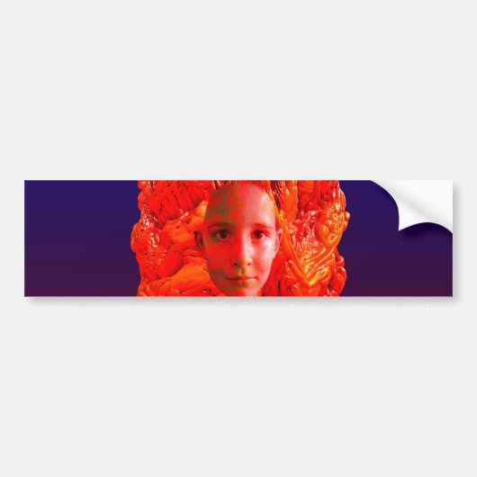 Organische Meditatie Bumpersticker (Voorkant)