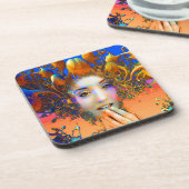 Organische Medusa Bier Onderzetter (Linkerzijde)