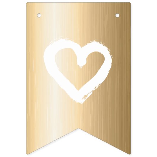 Organische minimalistische natuurlijke bruiloft ED Vlaggetjes (Derde vlag)