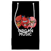 Organische muziek Funny Anatomy Body Parts Pun Klein Cadeauzakje (Voorkant)