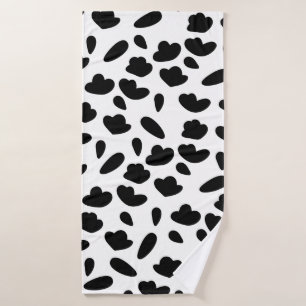 organische naadloze abstracte achtergrond, bota badhanddoek