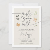 Organische Neutrals Bachelorette Party Kaart (Voorkant)