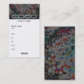 Organische olie visitekaartje (Voorkant / Achterkant)