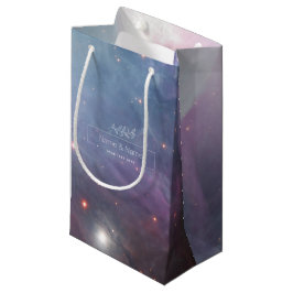 Organische paarse lucht sterren orionnevel BEWERKB Klein Cadeauzakje