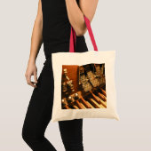 Organische pedaaltas tote bag (Voorkant (product))