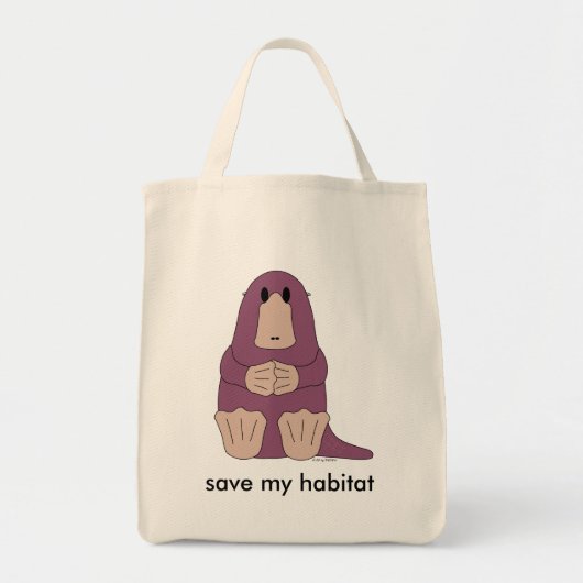organische platypuskruidzak tote bag (Voorkant)