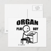 Organische Play Boy Briefkaart (Voorkant / Achterkant)