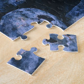 Organische ripe Bunch of Blueberries Legpuzzel (Zijkant)