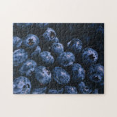 Organische ripe Bunch of Blueberries Legpuzzel (Horizontaal)