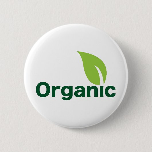 Organische ronde knop button 5,7 cm (Voorkant)