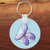 Organische scheikunde QR-code: Methane Molecule Sleutelhanger (Voorkant)