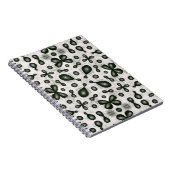 Organische scheikundedocent zwart-wit patroon notitieboek (Rechterzijde)