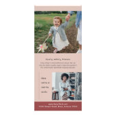 Organische Schetsen Creatieve Marketing Reclamekaart (Achterkant)