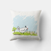 Organische Sierkussennen van kippenfamilie Kussen (Achterkant)