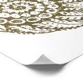 Organische spiraaltan poster (Hoek)