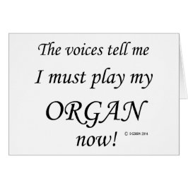 Organische stemmen zeggen moet spelen