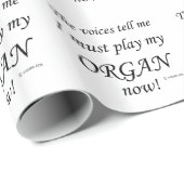 Organische stemmen zeggen moet spelen cadeaupapier (Rol Hoek)